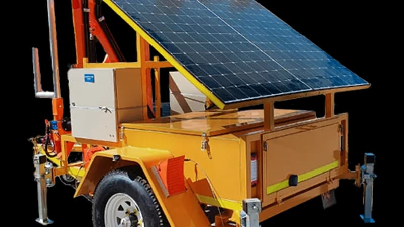 Mobile Solar Communication Trailers — Cyber Data Services